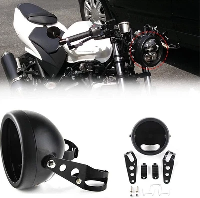 $43.99 • Buy 5.75  LED Headlight Housing Bucket Bracket For Yamaha V-Star XVS 650 950 1100