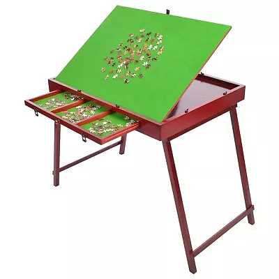 Jigsaw Puzzle Table Storage Folding Tilting Table 1000 Pcs Mat Board VPTTFT • $199.99