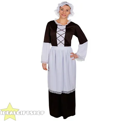 £14.99 • Buy Womens Tudor Maid Fancy Dress Costume Medieval Poor Victorian Dress Peasant