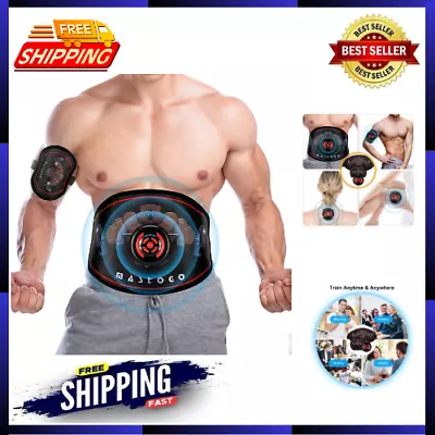 Electronic Abs Toning Training Belt - 9 Modes Pulse Abdominal Stomach Machine EM • $52.08