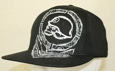 Metal Mulisha Hat Flexfit Skull Helmet Motocross Logo MX Cap L Jagger On Back • $10.49