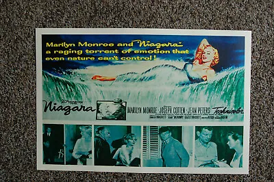 Niagra Lobby Card Movie Poster #2 Marilyn Monroe • $6