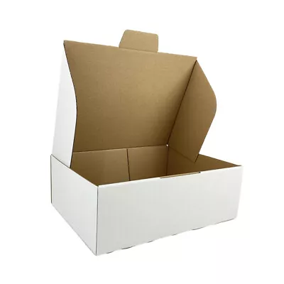 Mailing Box 270 X 200 X 95mm Diecut White For 3kg Large Satchel B273 • $26.95