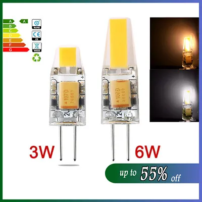 £3.89 • Buy 12V Dimmable G4 LED COB 3W 6W Light Bulb Capsule Lamp Replace Halogen Bulbs Home