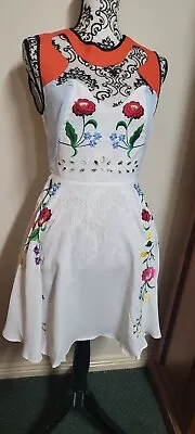 Alice Mccall Cut Out Embroidery Dress Size 8 • $49