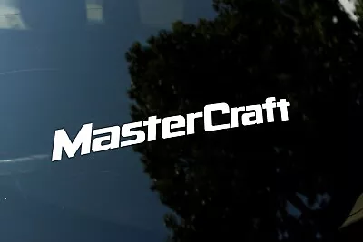 $12.64 • Buy Mastercraft Ski Boat 12  Logo Window SET OF 2 Multi-Color Vinyl Decal Sticker