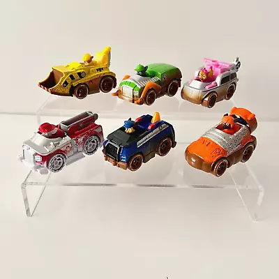 Lot 6 Paw Patrol True Metal Off Road Mud Racer Diecast Cars Rocky Rubble Zuma Sk • $12.66