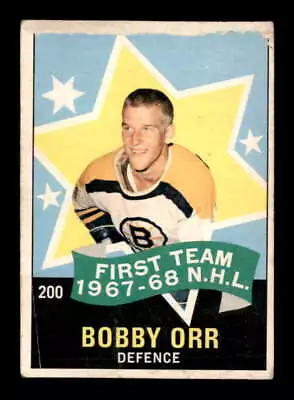 1968 O-Pee-Chee #200 Bobby Orr AS1 F X2961363 • $30.25