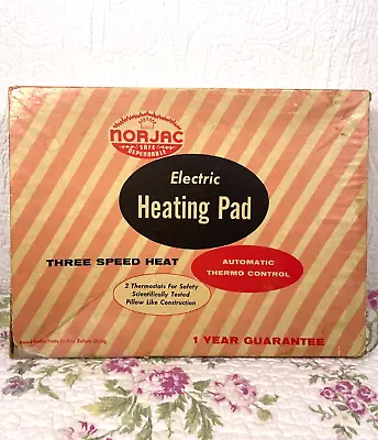 Automatic Heating Pad Green Flannel Cover Vintage 50's In Original Box Works • $24.88