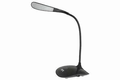 Touch Sensor Dimmable USB Powered LED Desk Bedside Reading Lamp Light BLACK • £12.92