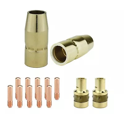 MIG Gun Parts Compatible With Miller M10-M15 Hobart H10 Diffuser + Tip + Nozzle • $19.99