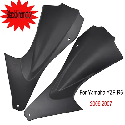 $26.58 • Buy Side Air Duct Cover Fairing Insert Part For Yamaha YZF R6 2006-2007 Carbon Fiber