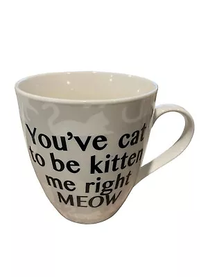 £13.42 • Buy Pfaltzgraff Everyday  You've Cat To Be Kitten Me Right Meow  18oz Cup Coffee Tea