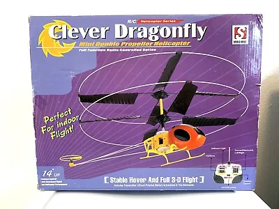 Vintage Double Horse Clever Dragonfly Mini Double Propeller Helicopter  Parts  • $14.99