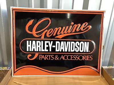Harley-davidson Genuine Dealer Parts Sign 1984 In Original Box Pristine (1) • $307