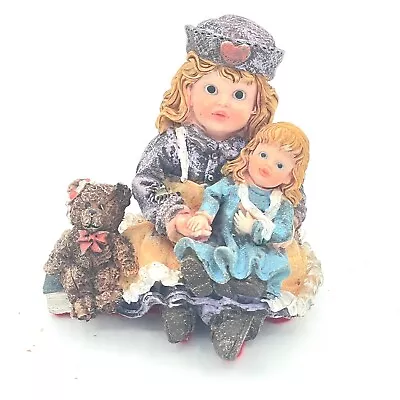 K's Collection 4  Resin Figurine Child Nurse Little Sister Sling Teddy Bear • $5.49