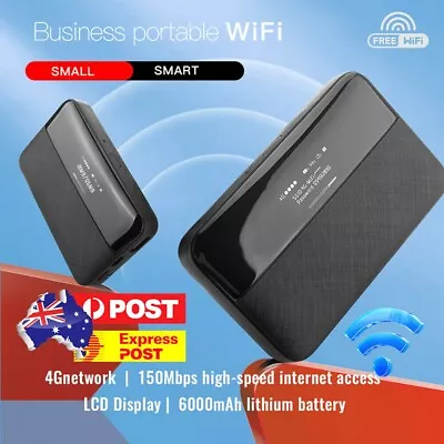 Portable Router 6000mAh Mobile WiFi Hotspot 4G Modem 4G Modem With Sim Card Slot • $50.59