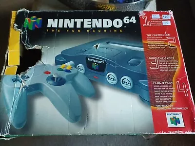 NINTENDO 64 CONSOLE ORIGINAL BOX ONLY Vintage N64 Empty Video Game Box 90s • $67.50