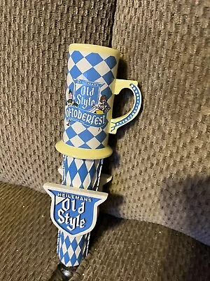  NOS New In Box  Old Style Oktoberfest 11.5  Beer Tap Handle La Crosse Wisconsin • $155