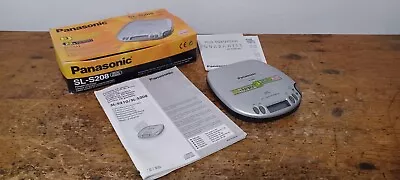 Panasonic SL - S208 Portable CD Player Fully Working In Box • £25