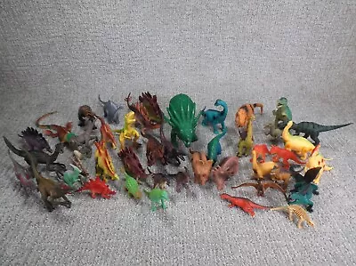 Large Lot Vintage 80s 90s Dinosaur Toys Rubber Plastic • $9.99