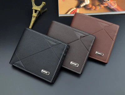 $15.95 • Buy DAIQISI Genuine Leather Wallet Men Bifold Soft Wallet With 9 Credit Card Slot AU