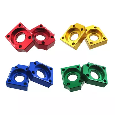 15mm Chain Axle Tensioner Adjuster Blocks For Pit Bike Motorcy Motocross Motard • $8.98