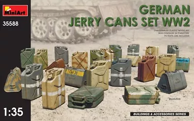 MIN35588 - Miniart 1:35 - German Jerry Cans Set WWII • £13.29