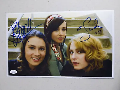 DANIELLE HARRIS SCOUT TAYLOR COMPTON 2x Signed Halloween 8.5x14 PHOTO JSA COA • $99