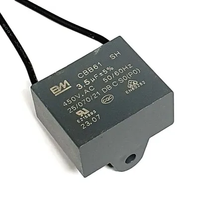 CBB61 Motor Fan Start Running Capacitor BM 3.5uF 450V UK Seller 3 UF–ref:ba966 • £3.09