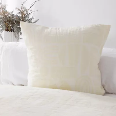 New Habitat Hattie Geo European Pillowcase • $25