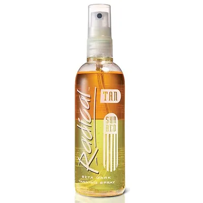 Radical Tan BETA DARK Tanning Spray Oil - Non Tingle Sunbed Lotion 165ml Bottle • £10.99