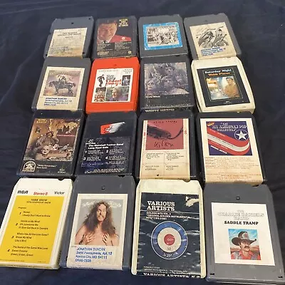 Lot Of 16 8 Track Tapes As Is • $19.99