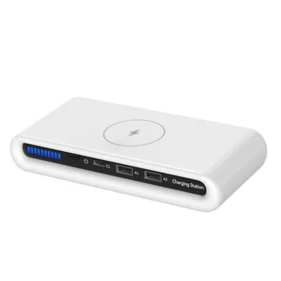 15W 4 In 1 Wireless Charging Srtation Multi USB Type C Fast With Ambient Light F • £19.19