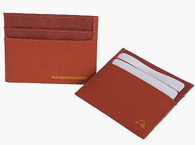 Mandarina Duck Credit Card Holder Case Orange Work Bag Card Holder • $34.95