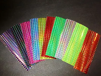 2  X 6  10 PACK Prism Color Shifting Fishing Lure Tape In 11 Colors • $5.99