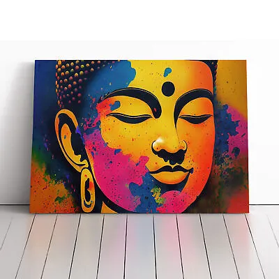 Colourful Buddha Vol.3 Abstract Canvas Wall Art Print Framed Picture Home Decor • $31.05