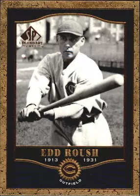 2001 SP Legendary Cuts Baseball Card #67 Edd Roush • $1.49