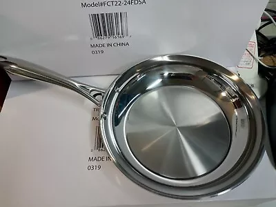 $59.95 • Buy Cuisinart 10 Inch Stainless Steel Frying Omelette Saute Pan Skillet Model 722-24