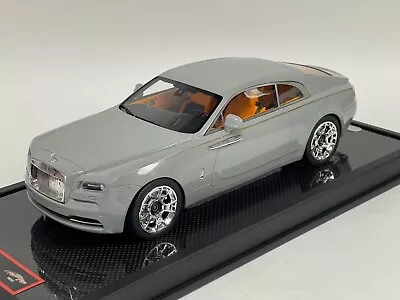 1/18 YY Model Rolls Royce Wraith In Nardo Gray On Carbon Base 15 Pieces • $499.95