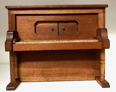 Vintage Piano Dollhouse (1:12) Furniture/Music Box (Where Do I) Shackman Japan • $19.95