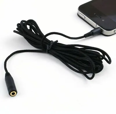 10ft 3.5mm 1/8  Stereo Audio Aux Headphone Cable Extension Cord Male Female M/F • $2.99