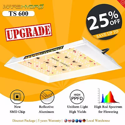 £2.20 • Buy Mars Hydro TS 600W Full Spectrum Led Grow Light HPS For Indoor Veg Flower Plants
