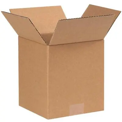 4x4x5  Corrugated Boxes For Shipping Packing Moving Supplies 25 Total • $23.99