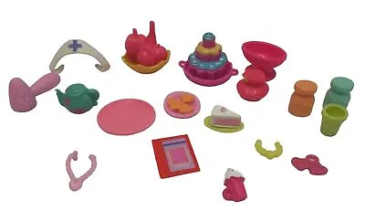 Vintage Lot Of MLP MY LITTLE PONY Head Piece Dining Table Foods Accessories • $14.95