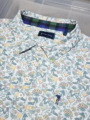 William Murray Golf Polo Martini Glass Men Size XL • $39.99