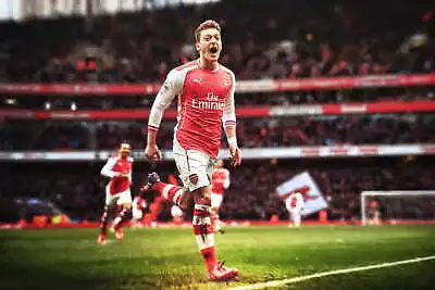 19260 Mesut Ozil Football Star Decor Wall Print Poster • $13.95