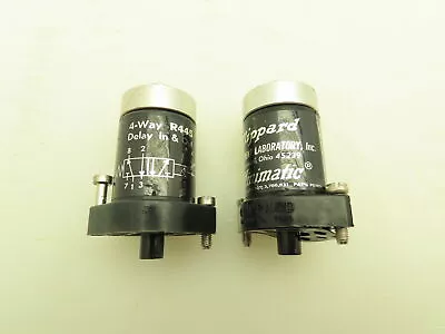 Clippard R445 Minimatic 4-Way Delay In & Out Valve Air Pneumatic Lot Of 2 • $49.99