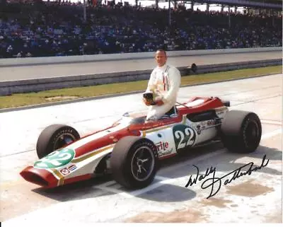 ~Wally Dallenbach Signed Autographed 1969 INDY 500 Qualification 8x10 Photo ~ • $13.95