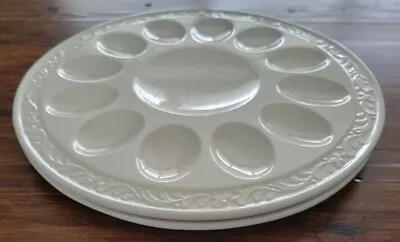 Mikasa Italian Countryside Deviled Egg Plate 12 3/8  NICE! • $79.99